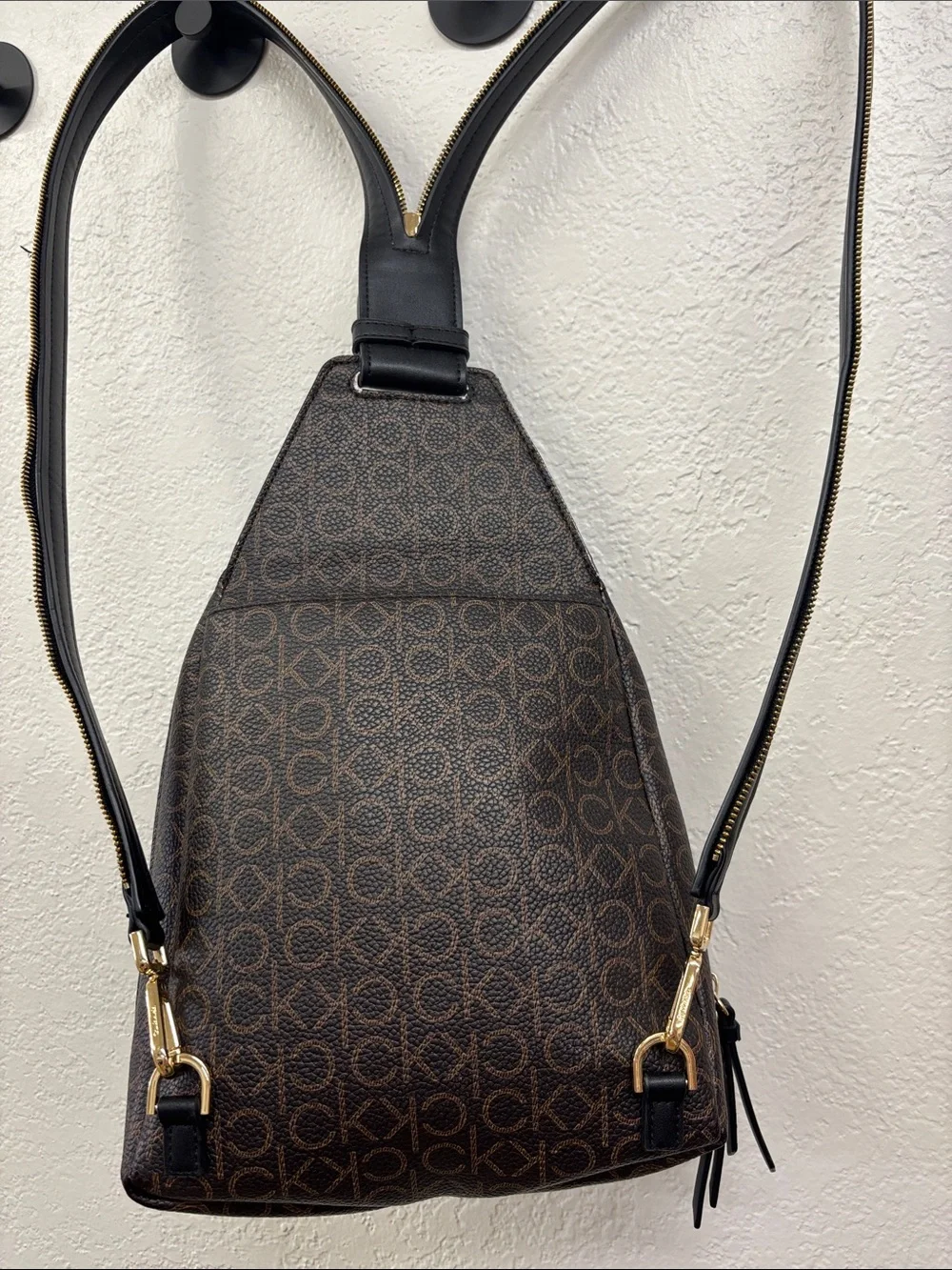 Calvin Klein Millie Signature Convertible Sling Backpack